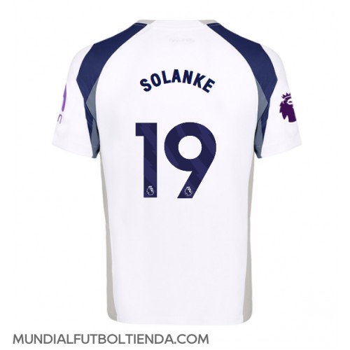 Camiseta Tottenham Hotspur Dominic Solanke #19 Primera Equipación Replica 2025-26 mangas cortas